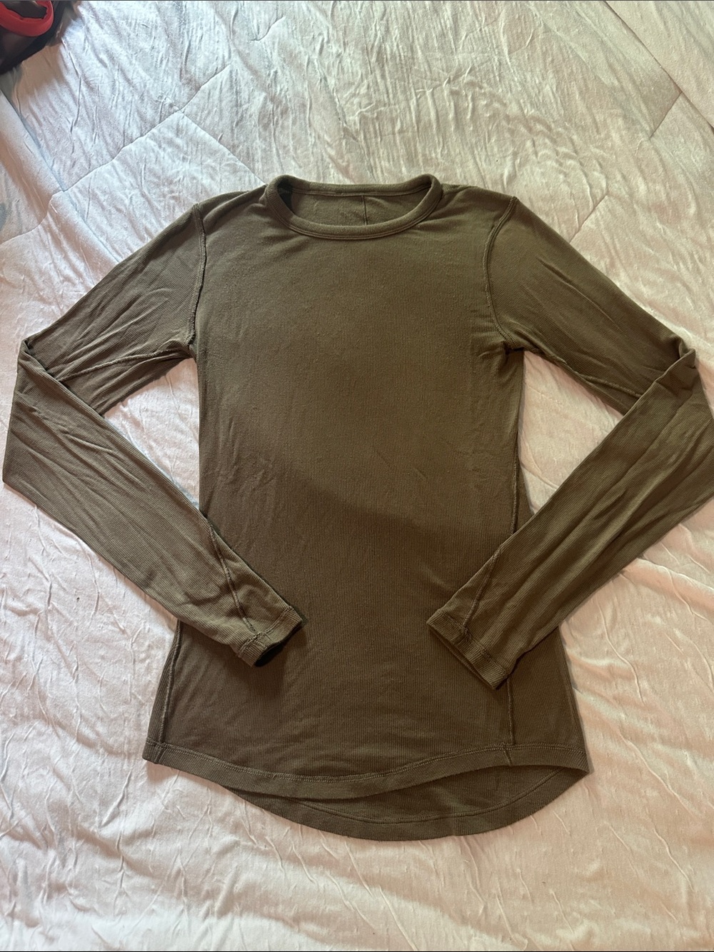 Lululemon Brown Hold Tight Long Sleeve size 6 women’s